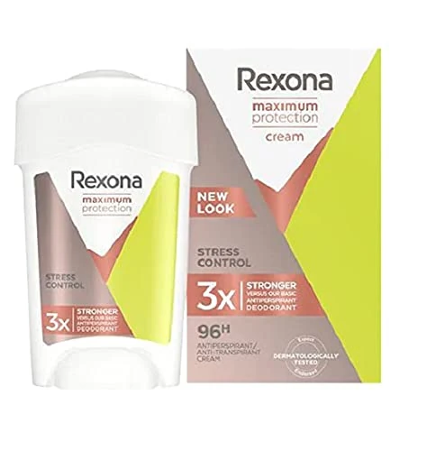 6 x Rexona Deodorant Cream Stick Women Maximum Protection Antiperspirant Stress Control 45 ml