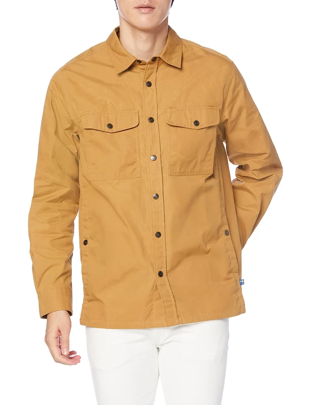 Fjällräven F90655-232 Singi Overshirt, Men, Buckwheat Brown, S