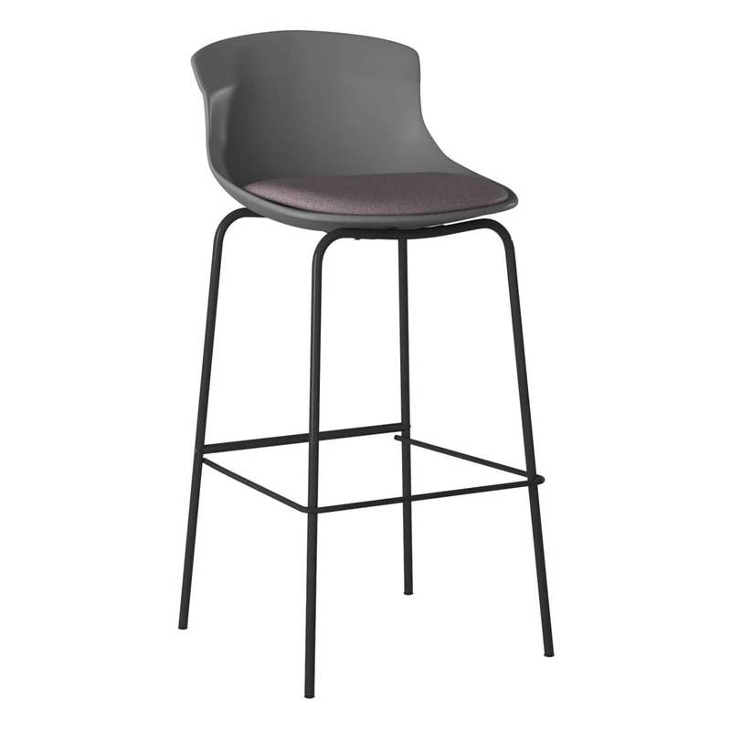 DHP Furniture Helena Bar Stool Grey