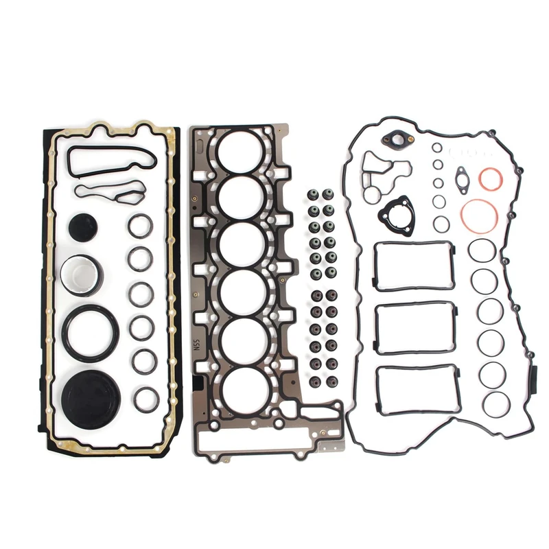 AUCERAMIC Full Engine Cylinder Head Gasket Set fit for BMW 135i 135is 335i 435i 535i 640i 740i 740Li X1 X3 X4 X5 X6 ActiveHybrid 3.0L L6 N55B30 50351600