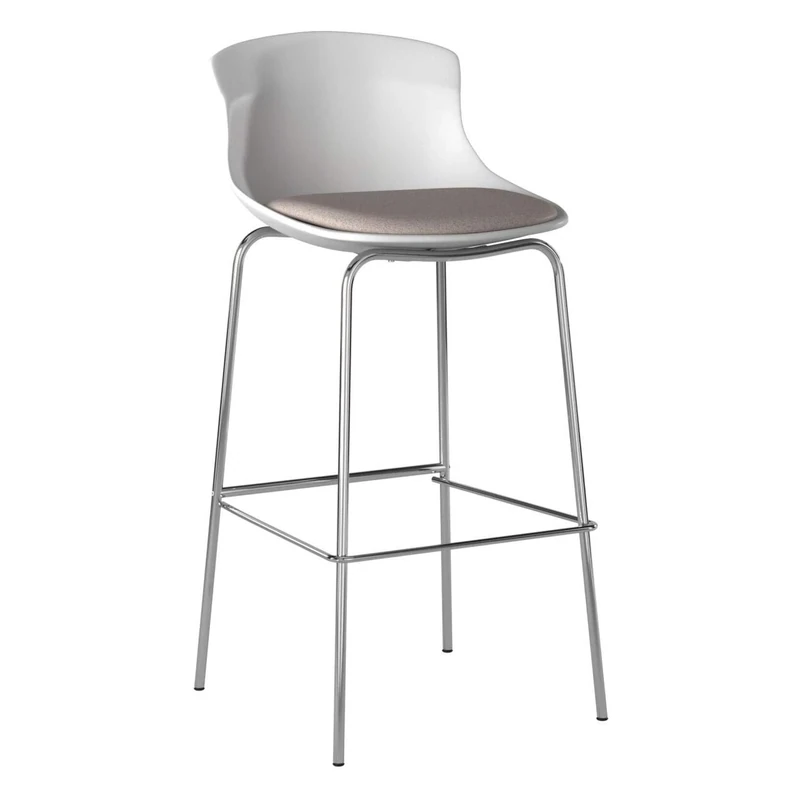 DHP Helena Bar Stool White