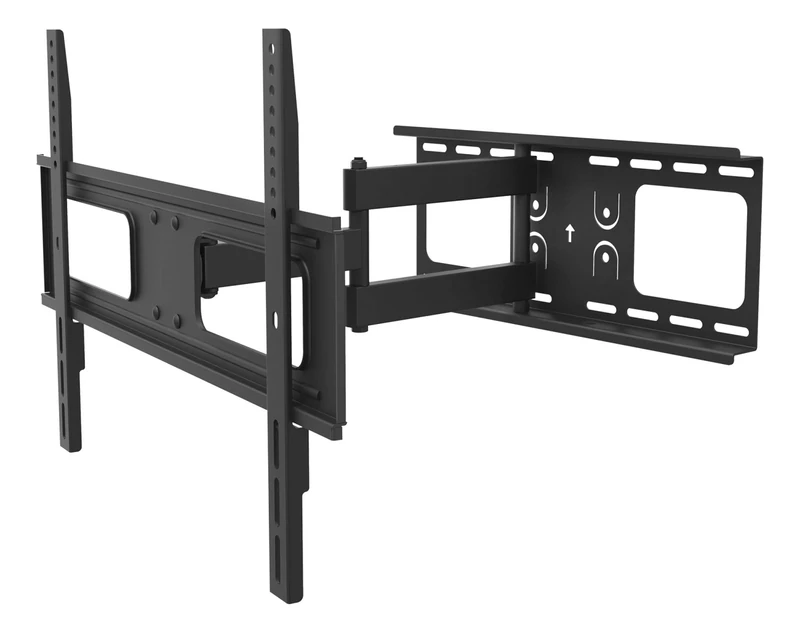 Deltaco TV Wall Mount for TVs from 37 to 70 Inch Flat and Curved up to 50 kg VESA Standard 200 x 200 mm to 600 x 400 mm with Cable Management Black