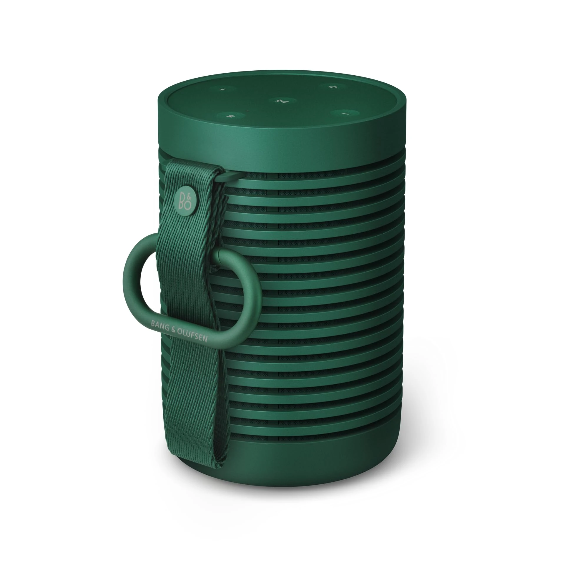 Bang & Olufsen Beosound Explore - High-end Wireless Portable Bluetooth Speaker Loud for Outdoor, Home and Travel, 360 Degree IP67 Waterproof with Playtime Up to 27 Hours - Green