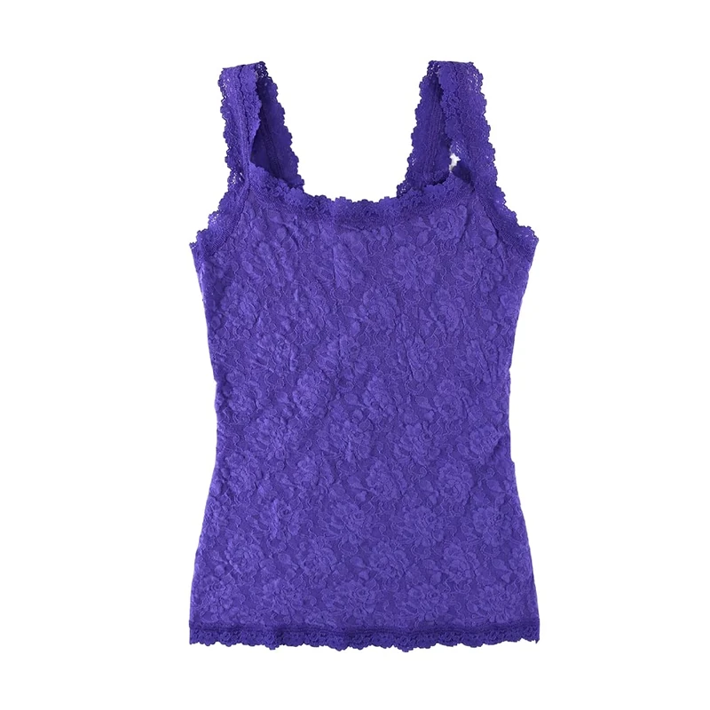hanky panky Signature Lace Unlined Camisole (1390L),XS,Wild Violet