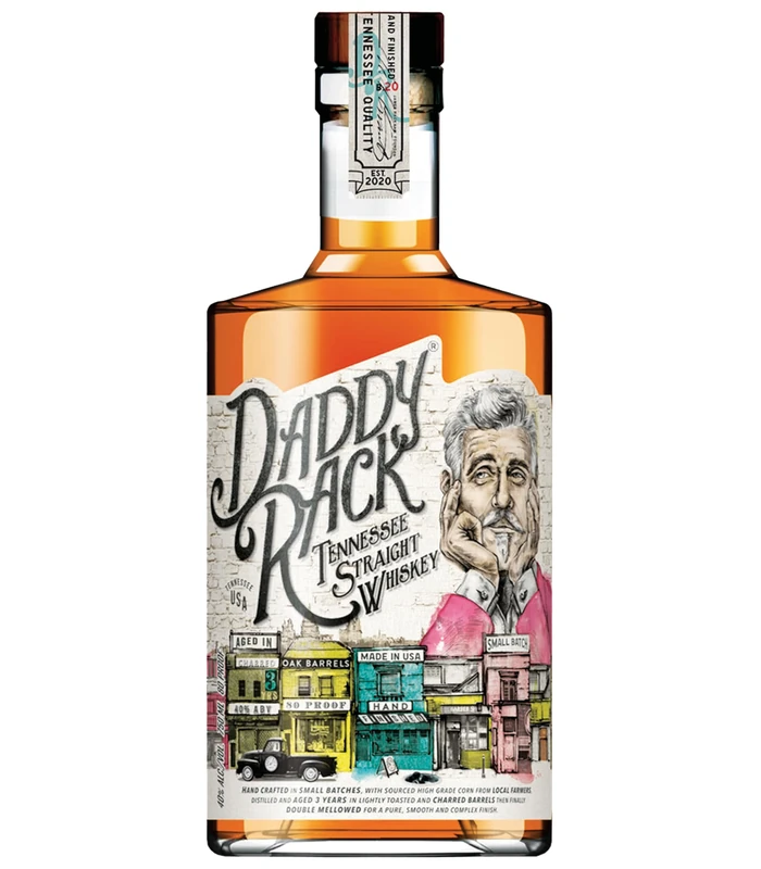Daddy Rack Tennessee Straight Small Batch Whiskey | 70cl | 40% ABV |
