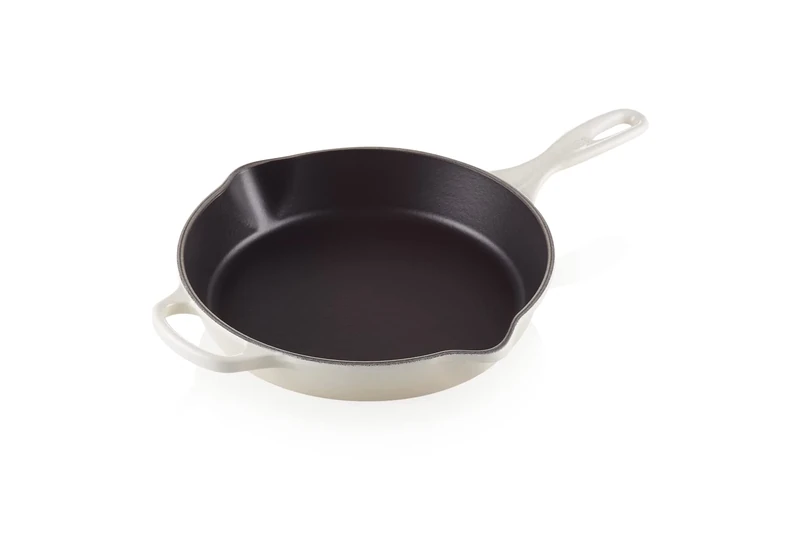 LE CREUSET Signature Deep Skillet 26cm Meringue