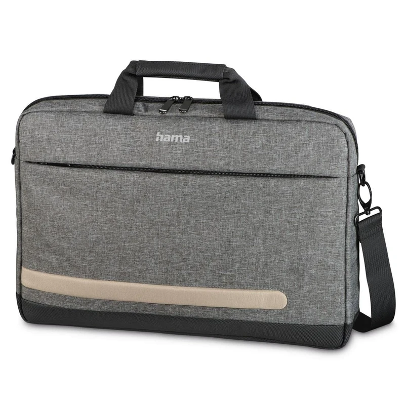 Hama 196601 Notebook Bag Terra Suitable for Max. 39.6 cm (15.6 Inch) Grey, gray, bis 40 cm (15,6") - Image 1