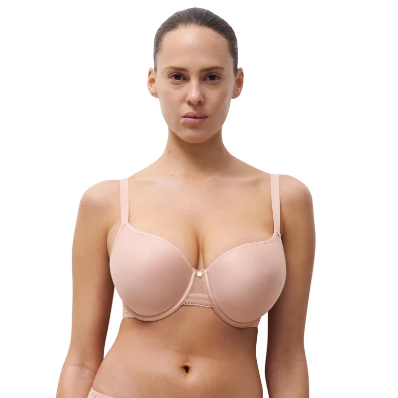 Chantelle Women's C Jolie Memory Foam T-Shirt Bra, Pink, 32E