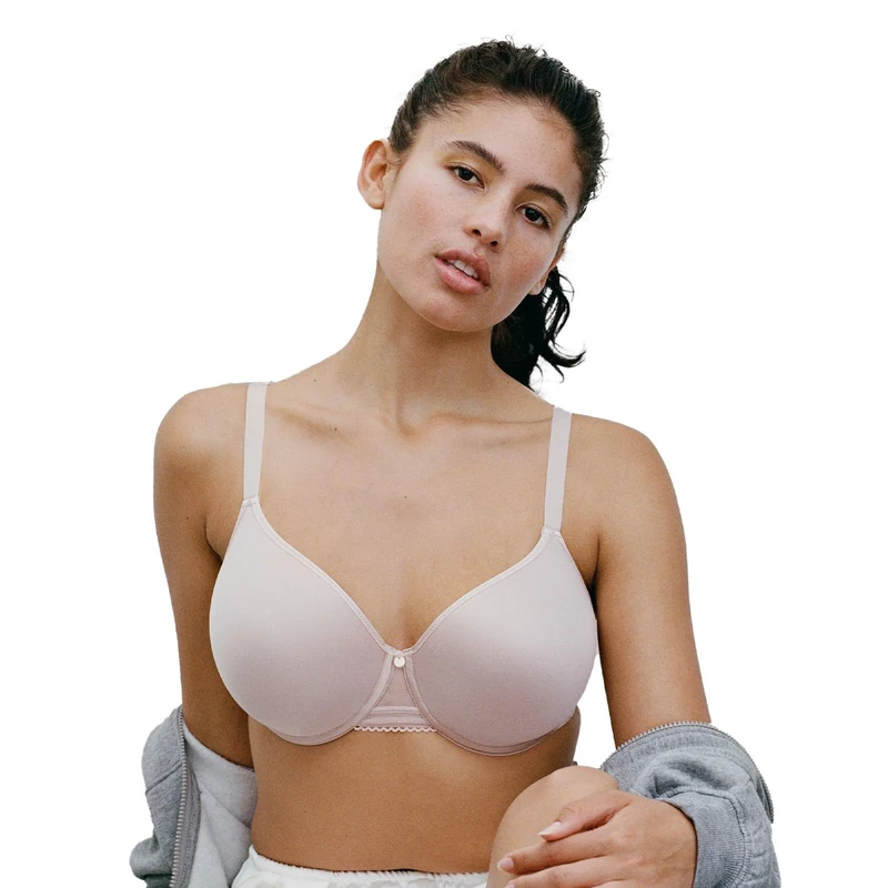 Chantelle Women's C Jolie Memory Foam T-Shirt Bra, Pink, 36F