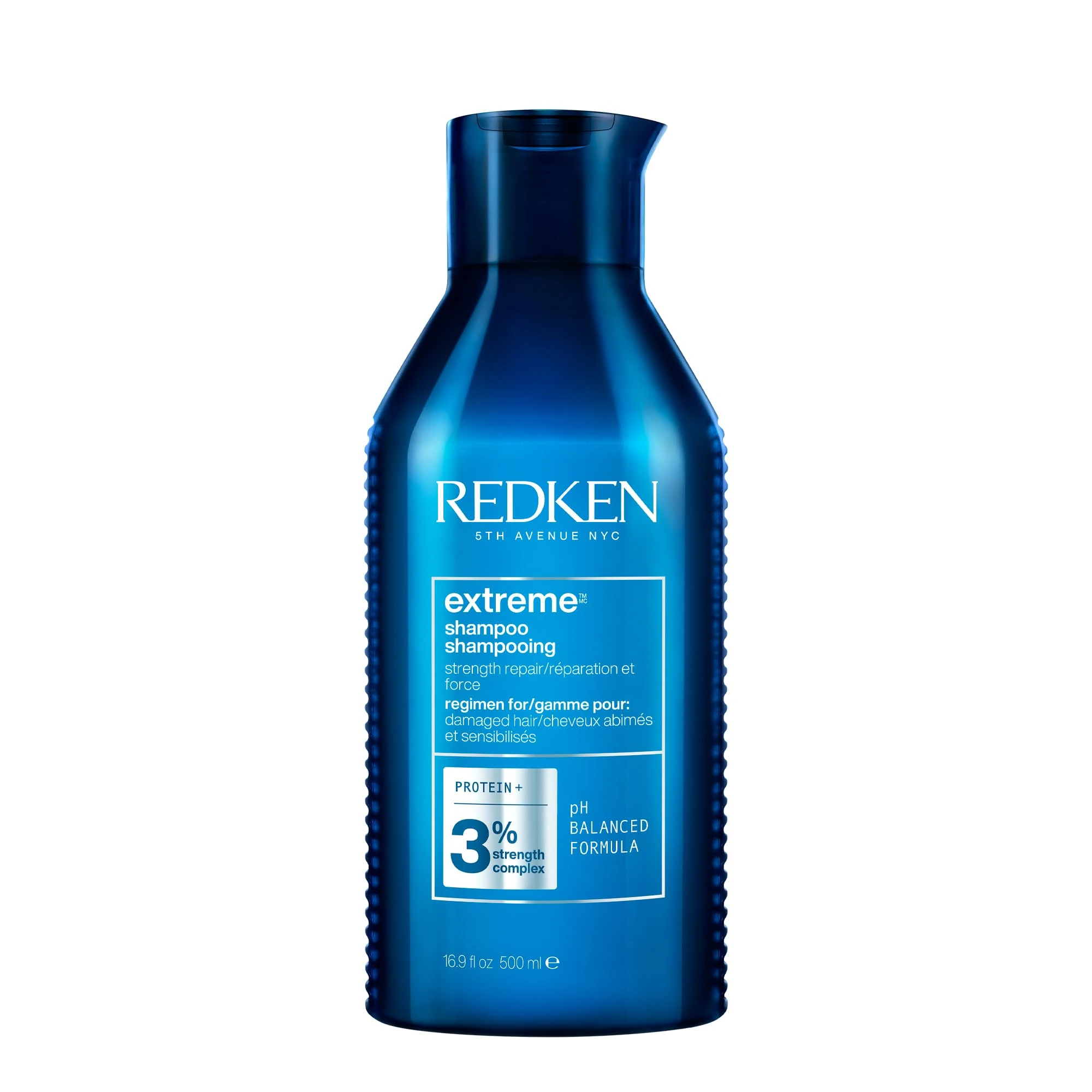 REDKEN Shampoo, For Damaged Hair, Repairs Strength & Builds Resilience, Extreme, 500ml