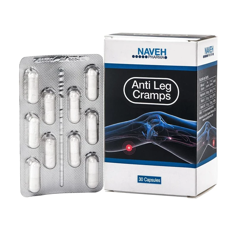 MAGNOX Anti Leg Cramps Magnesium Supplement for Muscle Pain Relief, 190mg, Nocturnal Leg Cramps, Pregnancy Cramps, Calf Cramps, Cramps in Feet, Charley Horse, Proven Remedy (30 caps)