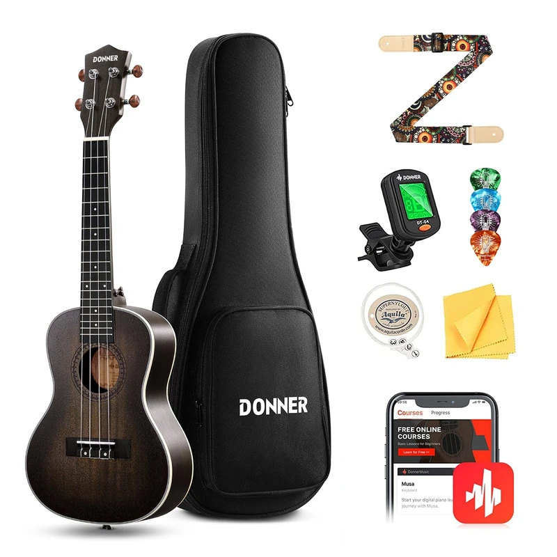 Donner DUC-200 Ukulele Concert Size Dark