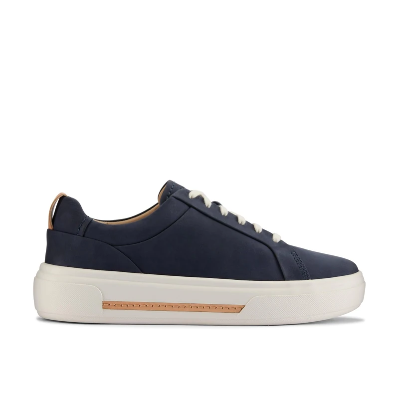 Clarks Womens Hollyhock Walk Sneaker, Navy Nubuck, 7 UK