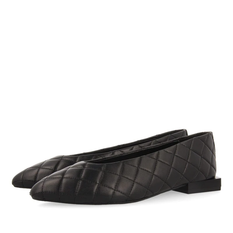 GIOSEPPO Women's Sigdal Mary Jane Flat, Black/White, 4.5 UK