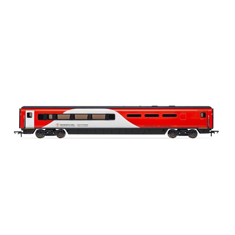 Hornby Coach Car - R40189A Transport for Wales, Mk4 Standard/Kitchen, 10325 - Era 11 Train Toy, 00 Gauge Carriage for Train Set, Rolling Stock Models for Adults - 1:76 Scale Model Gift