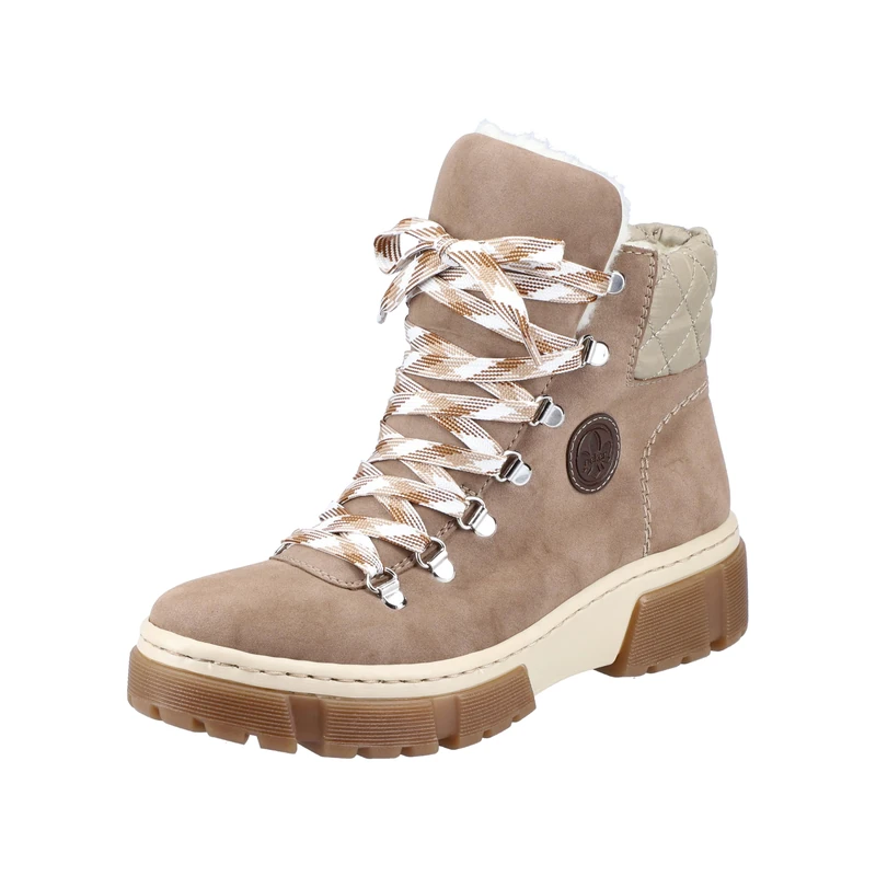 Rieker Women's X8647 Fashion Boot, Beige, 8 UK - Image 1