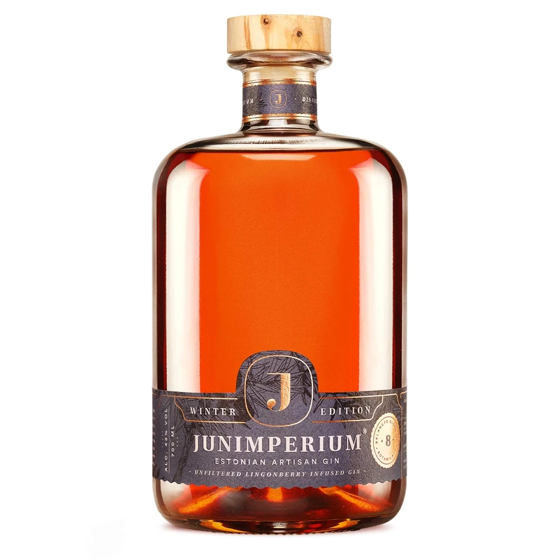 Junimperium Estonian Craft Gin – Winter Edition 70cl, 43 percent ABV – Spiced Small-Batch Gin from Tallinn, Estonia – Warming G&Ts & Festive Cocktails – Premium Christmas Gifting
