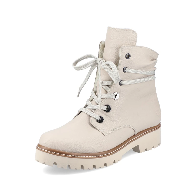 Rieker Women's Z5724 Fashion Boot, Beige, 8 UK