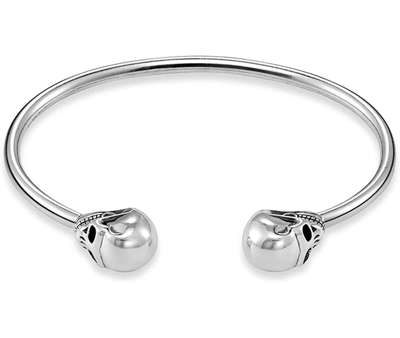 THOMAS SABO Rebel at Heart 925 Sterling Silver Skull Bracelet 18cm AR082-637-12-XL