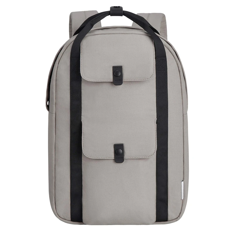 Travelon Unisex's Origin-Sustainable-Anti-Theft-Daypack Backpack-Silvadur Treated, Driftwood, One Size