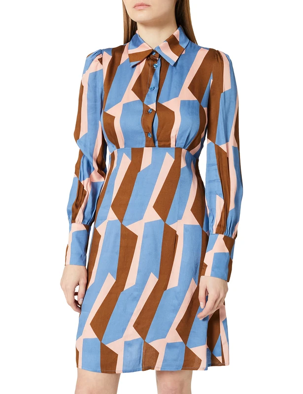 Sisley Women's Dress 4OKR5VGR7, Fantasy Multicolour 76h, 12
