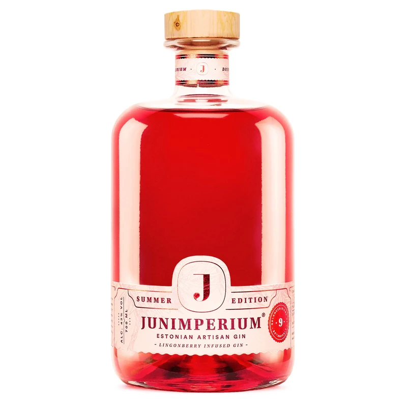 Junimperium Estonian Craft Gin – Summer Edition 70cl, 43 percent ABV – Small-Batch Gin from Tallinn, Estonia – Great for refreshing G&Ts, Summer Cocktails - Premium Gifting