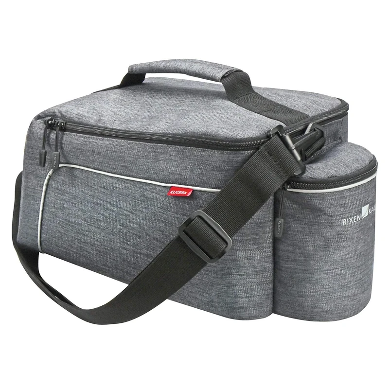 KLICKfix Unisex - Adult Pannier Rack Bag-0268UKGR Pannier Rack Bags, Grey, One Size