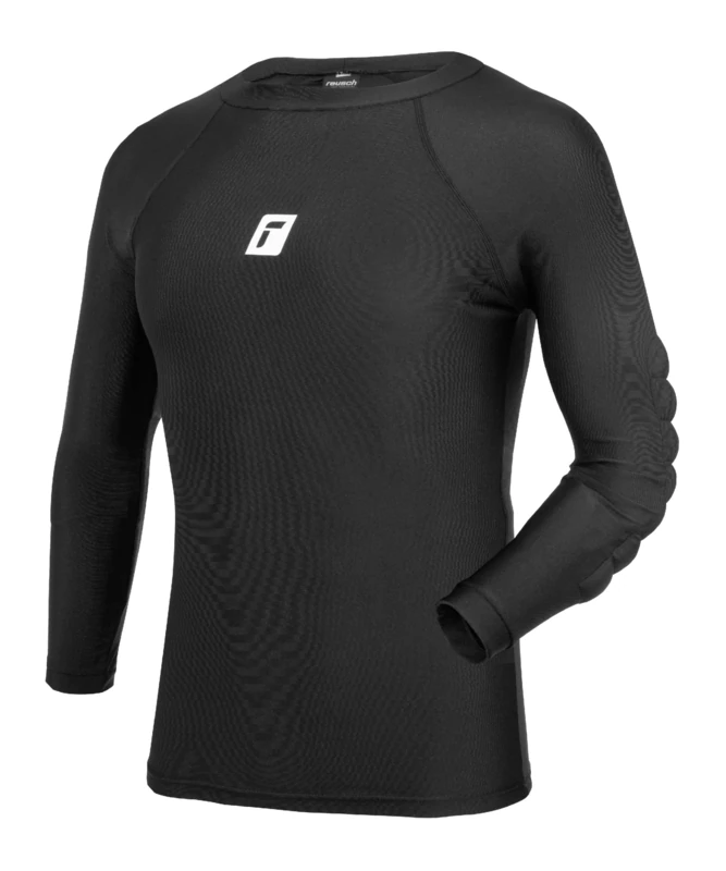 REUSCH Compression Shirt Soft Padded, Unisex adult Under swimsuit, 7700 black, XXL -