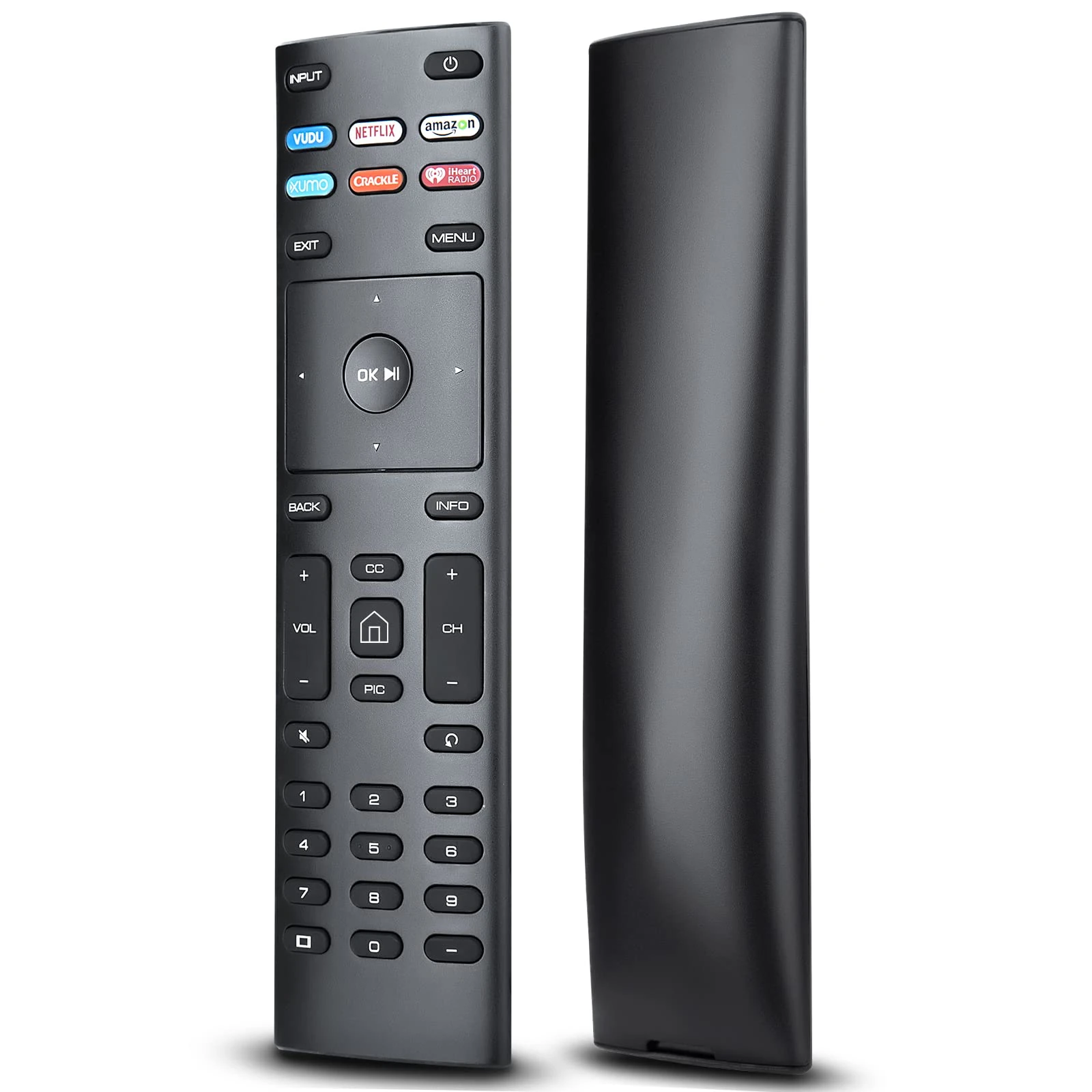 Universal Vizio Smart TV Remote Control XRT136 - Compatible with D, E, M, P/PX, V Series