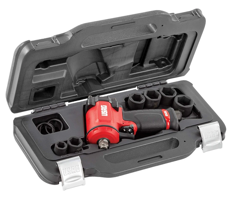 USAG U09420015 - 942 PC3/C7 - Assortment with hexagonal sockets and impact wrench in modular box (7 pcs.)