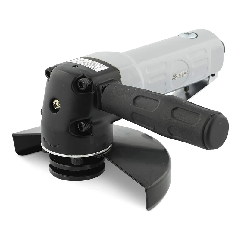 ABAC G-202 Compressed Air Angle Grinder - 2 Wrenches - Hex Key - Protective Cover