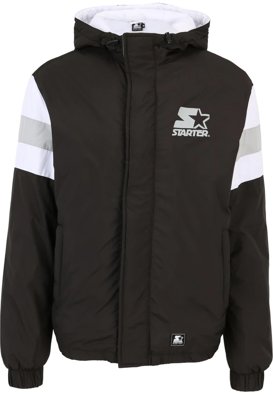 Starter Black Label Men's Starter Supporter Jacket Jacket, black/lightasphalt/white, S