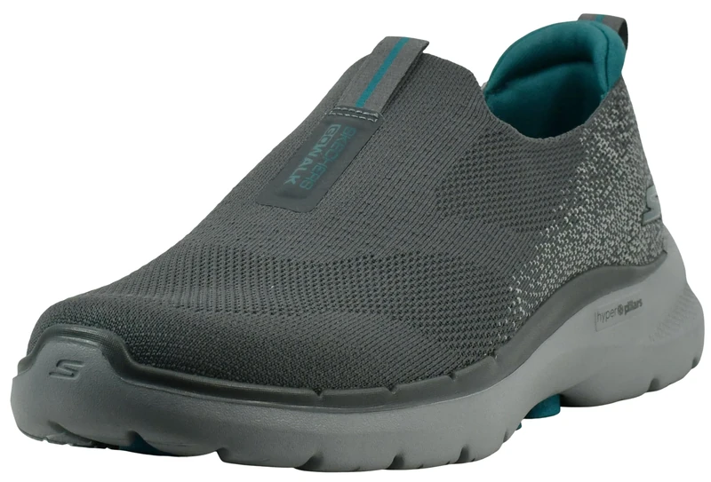 Skechers Men's Gowalk 6-Stretch Fit Slip-on Athletic Performance Walking Shoe, Black, 9 UK