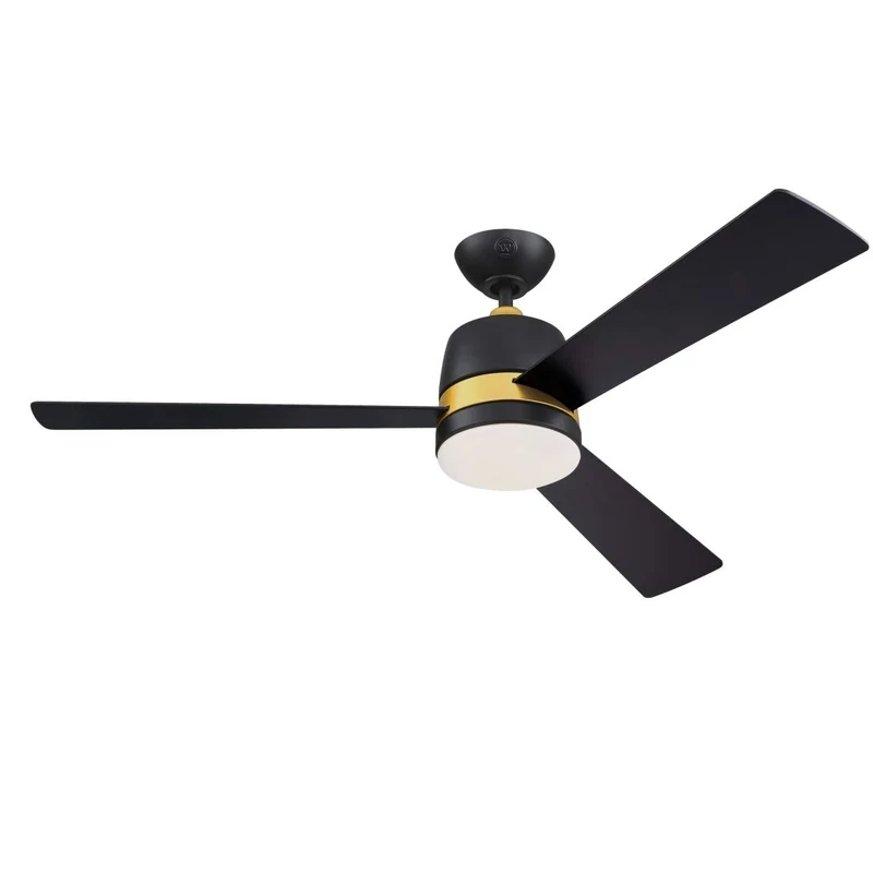Westinghouse Lighting Ceiling Fan, Matte Black