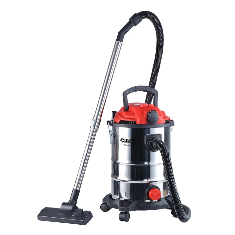CAMRY CR 7045 Industrial Vacuum Cleaner with Tool Holder, Grey/Black