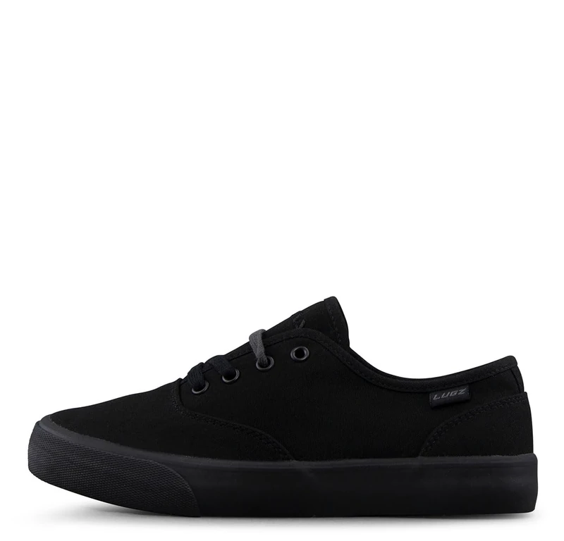 Lugz Women's Lear Classic Canvas Sneaker, Black, 4 UK