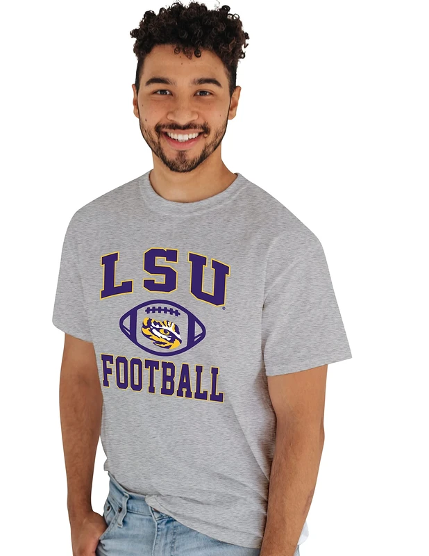 Blue 84 Men's T Shirt Gray Football, XXL