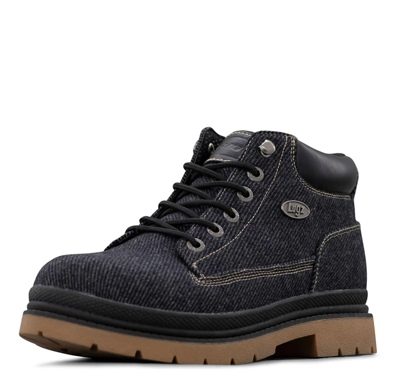 Lugz Men's Drifter Peacoat Fashion Boot, Black/Gum, 10.5 UK