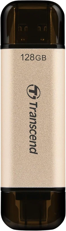 Transcend 128GB JetFlash 930C Dual USB Flash Thumb Drive, Up to 420MB/s