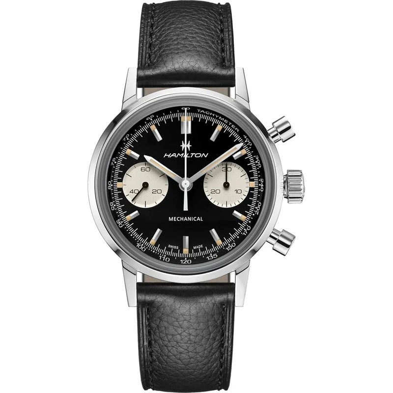 Hamilton Intra-Matic Chronograph H-51 Automatic Watch - Panda Dial