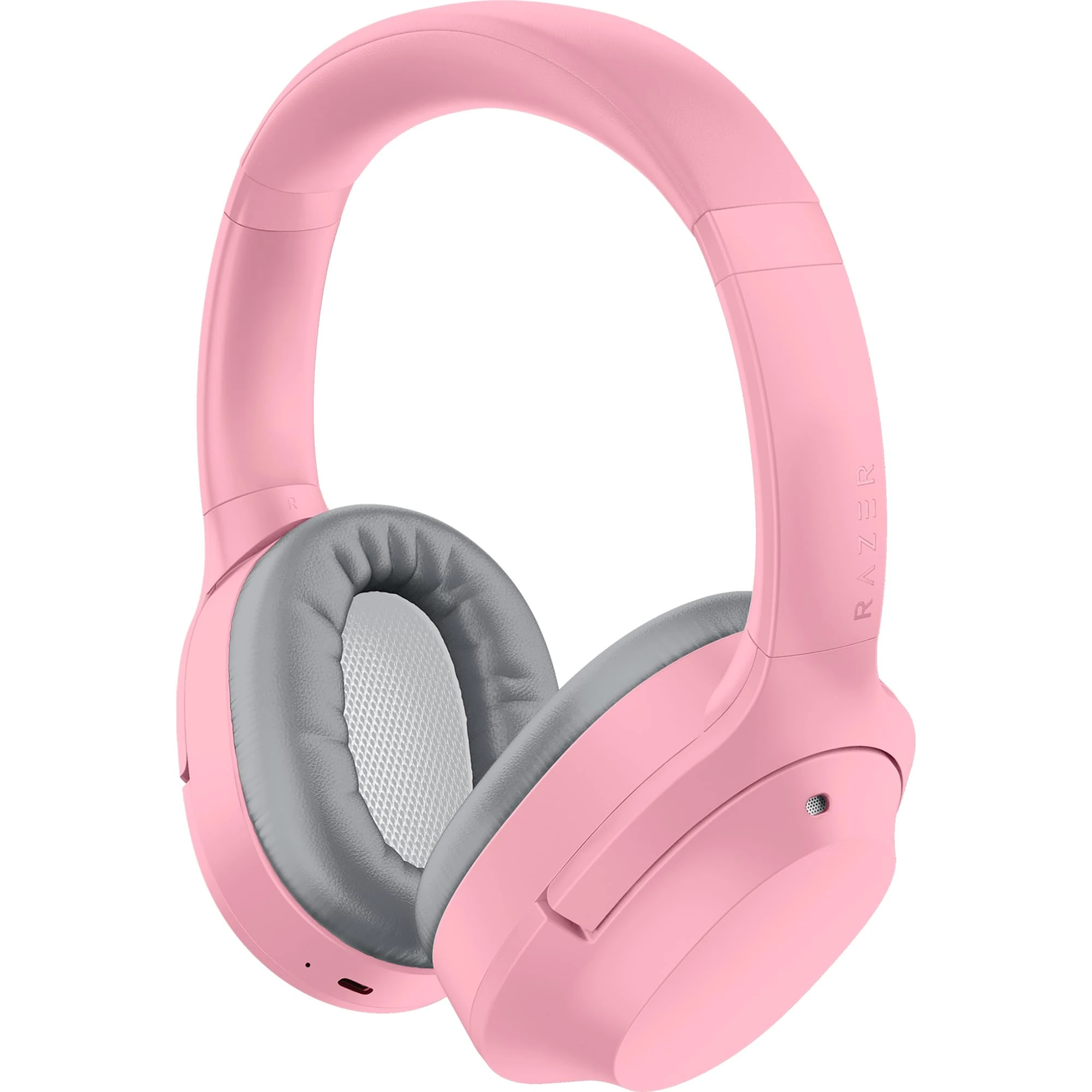 Razer Opus X - Wireless Low Latency Headset with ANC Technology (Active noise cancellation, Custom-tuned 40 mm drivers, Built-in microphones, Battery life up to 40 hours) Quartz Pink