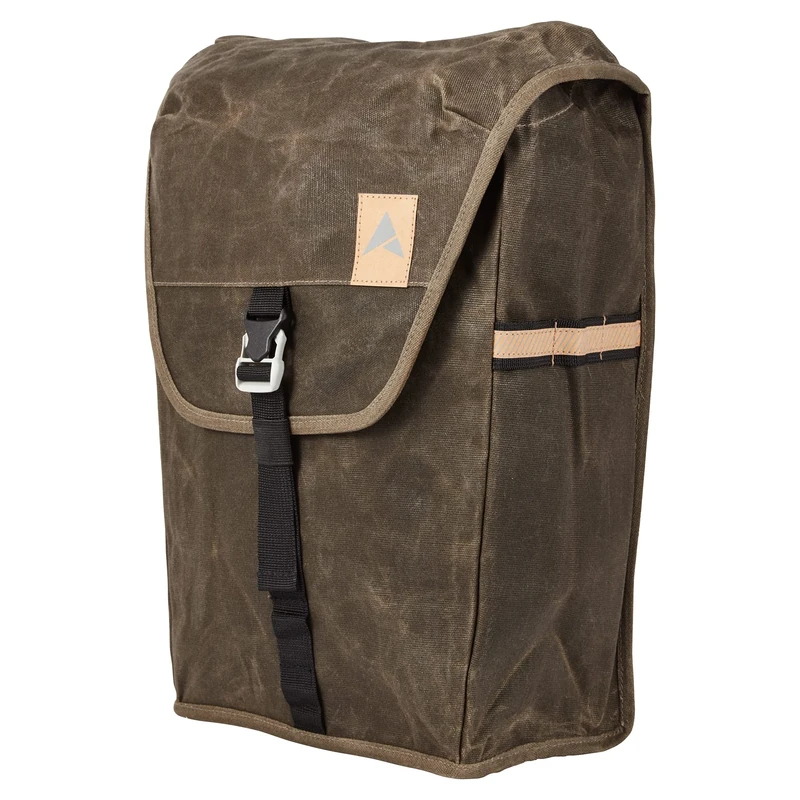 Altura Heritage 40L Panniers: Olive, Pair - Image 1