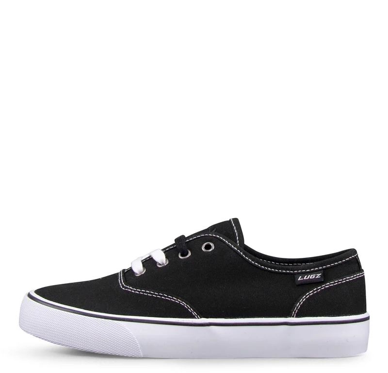 Lugz Women's Lear Sneaker, Black/White, 7.5 UK