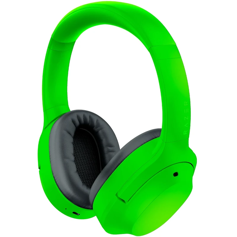 Razer Opus X - Wireless Low Latency Headset with ANC Technology (Active noise cancellation, Custom-tuned 40 mm drivers, Built-in microphones, Battery life up to 40 hours) Green