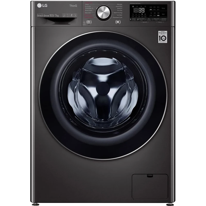 LG V9 FWV917BTSE TurboWash 360 10.5kg/7kg Freestanding Washer Dryer