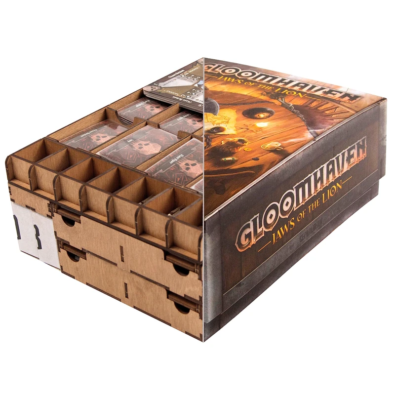 SMONEX Gloomhaven organizer Compatible With Gloomhaven Jaws of The Lion - Convenient Board Game Organizer Box with Unique Design Suitable for Jaws of the Lion - Perfect as Gloomhaven Accessories - Image 1