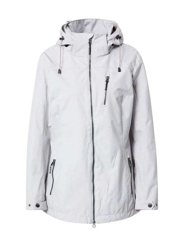 G.I.G.A. DX Solena Women's Casual Softshell Jacket with Zip-Off Hood, womens, Softshell jacket with zip-off hood, 33059-000, lightgrey, 40