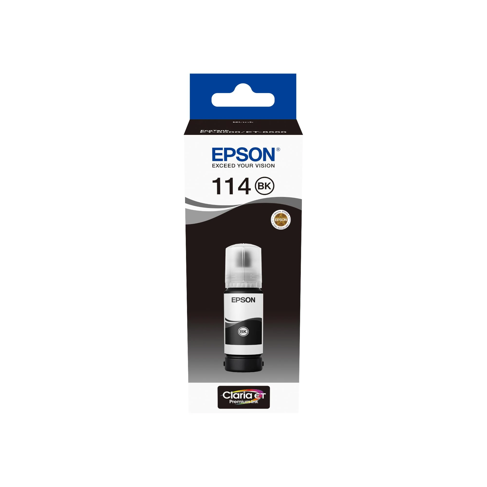 Epson EcoTank 114 Pigment Black Genuine Ink Bottle