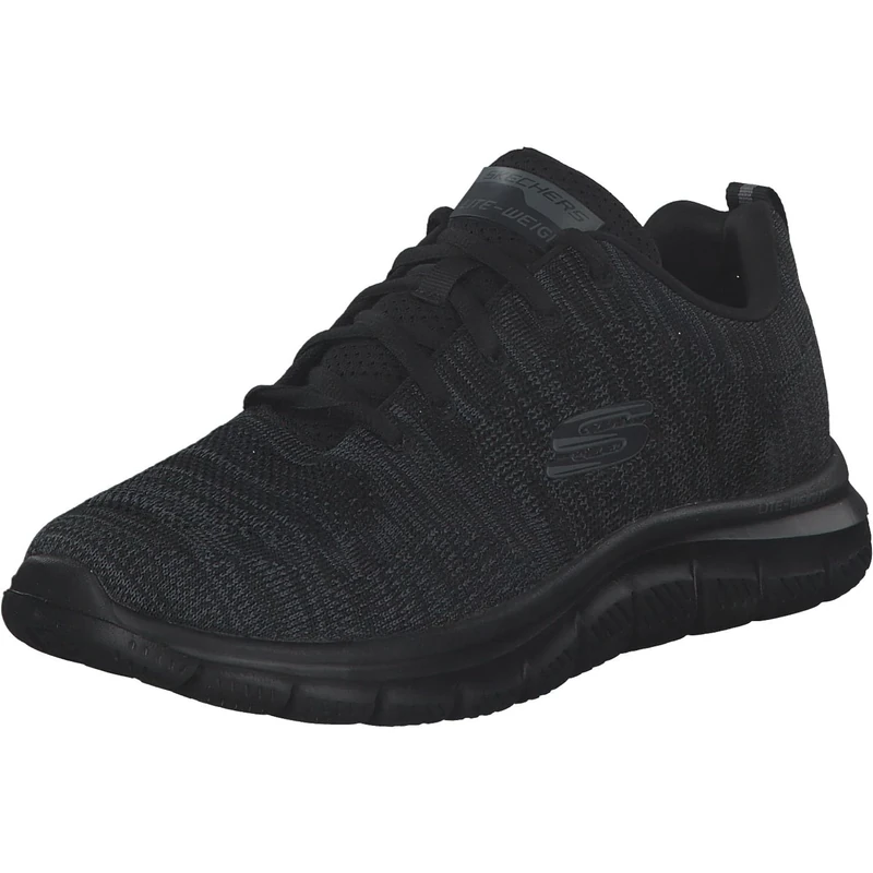 Skechers Mens 232298 Bbk Sneaker, Black Knit Black Trim, 7 UK