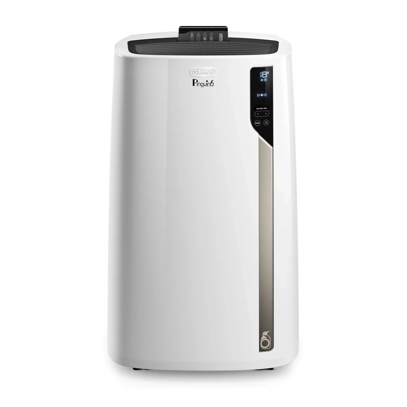 De'Longhi Pinguino PACEL98 Portable 10,700 BTU Air Conditioner with Eco Real Feel Technology, 3 in 1 Air Conditioning Unit, Rooms up to 100m³, Window Kit, A Energy Efficiency